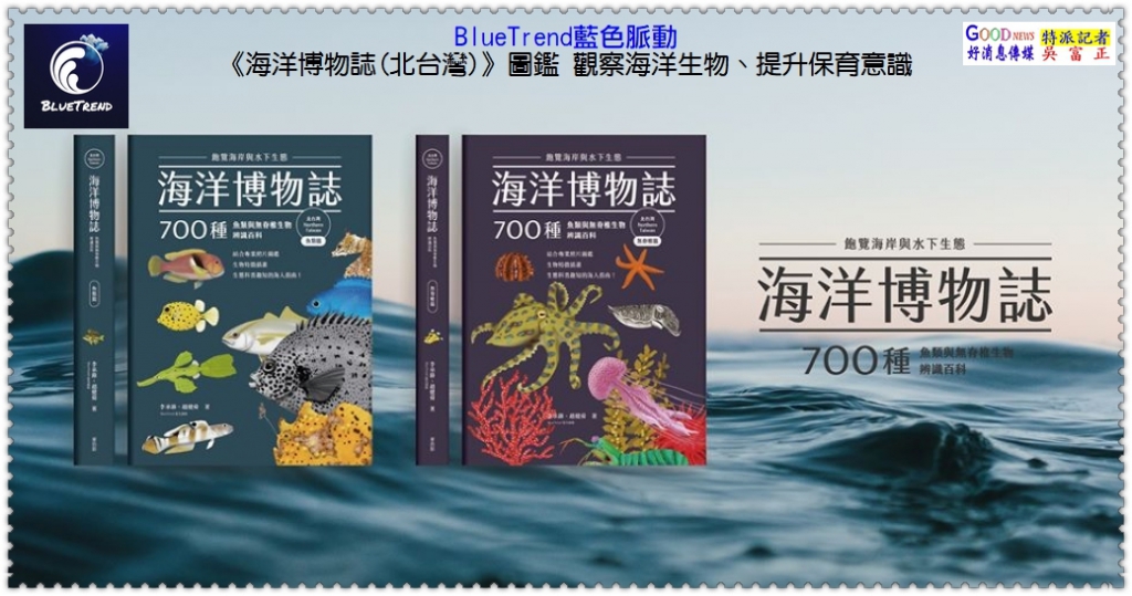 《海洋博物誌(北台灣)》圖鑑 了解海洋生物、提升保育意識＠好消息傳媒GOOD NEWS